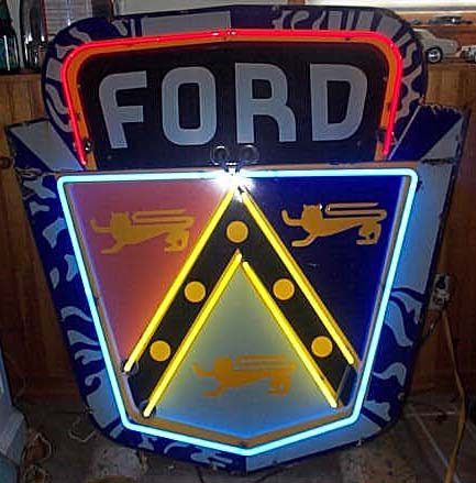 Vintage ford neon sign for sale #10